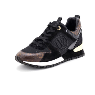 Louis Vuitton Women's Run Away Sneakers Mesh with Monogram Canvas and Suede