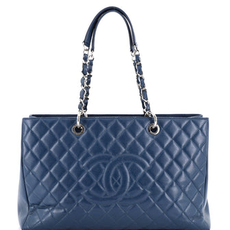 Chanel Grand Shopping Tote Quilted Caviar XL