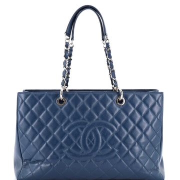 Chanel Grand Shopping Tote Quilted Caviar XL