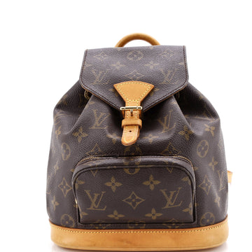 Louis Vuitton Vintage Montsouris Backpack Monogram Canvas PM