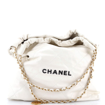 Chanel 22 Chain Hobo Quilted Calfskin Large