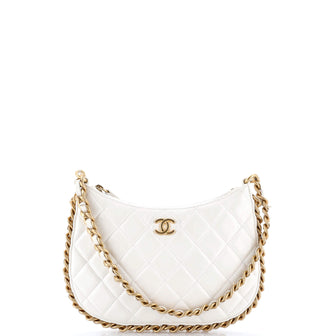 Chanel CC Chain Around Hobo Quilted Lambskin
