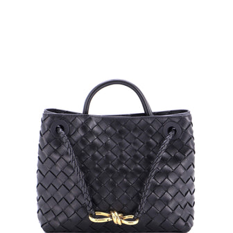 Bottega Veneta Andiamo Top Handle Bag Intrecciato Nappa Small