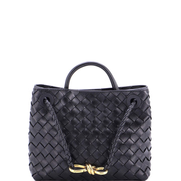 Bottega Veneta Andiamo Top Handle Bag Intrecciato Nappa Small