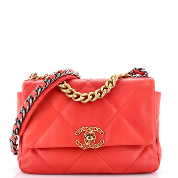 Chanel 19 Flap Bag Quilted Leather Medium