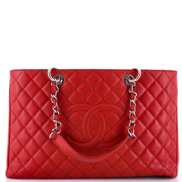 Chanel Grand Shopping Tote Quilted Caviar XL