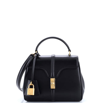 Celine 16 Top Handle Bag Smooth Calfskin Mini