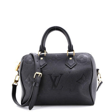 Louis Vuitton Speedy Bandouliere Bag Monogram Empreinte Giant 25