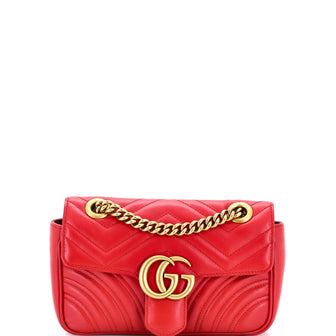 Gucci GG Marmont Flap Bag Matelasse Leather Mini
