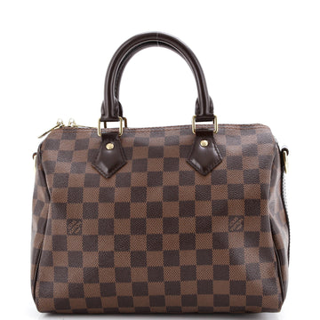 Louis Vuitton Speedy Bandouliere Bag Damier 25