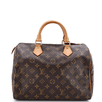 Louis Vuitton Speedy Handbag Monogram Canvas 30