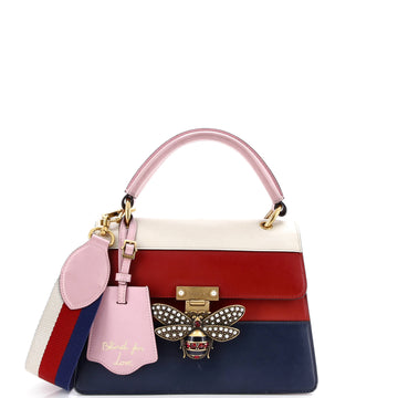 Gucci Queen Margaret Top Handle Bag Colorblock Leather Small
