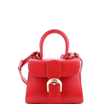 Delvaux Brillant Top Handle Bag Leather Mini