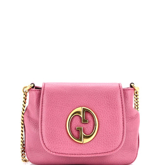 Gucci 1973 Chain Shoulder Bag Leather Small