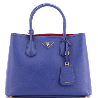 Prada Cuir Double Tote Saffiano Leather Medium