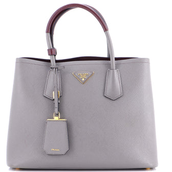Prada Cuir Double Tote Saffiano Leather Medium