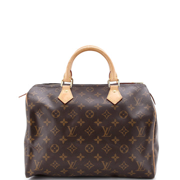 Louis Vuitton Speedy Handbag Monogram Canvas 35