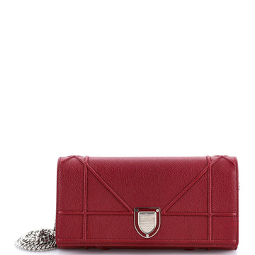 Christian Dior Diorama Wallet on Chain Leather