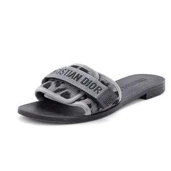 Christian Dior Women's Dio(r)evolution Slide Sandals Printed Nylon