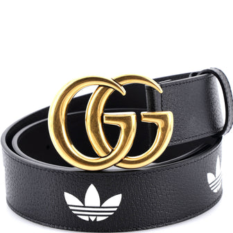 Gucci x adidas GG Marmont Belt Printed Leather