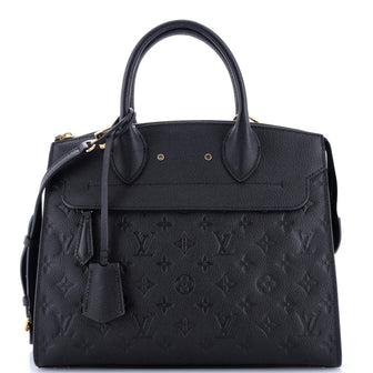 Louis Vuitton Pont Neuf Handbag Monogram Empreinte Leather MM
