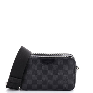Louis Vuitton Alpha Wearable Wallet Damier Graphite