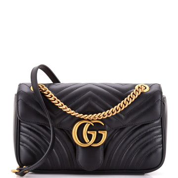 Gucci GG Marmont Flap Bag Matelasse Leather Small