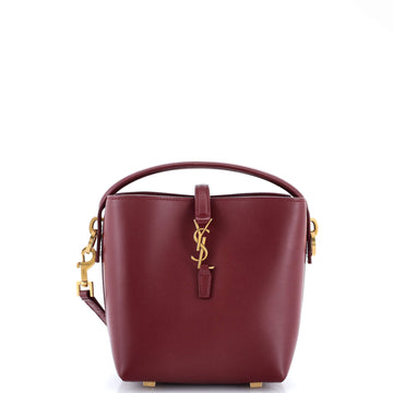 Saint Laurent Le 37 Bucket Bag Leather Mini