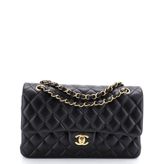 Chanel Classic Double Flap Bag Quilted Lambskin Medium