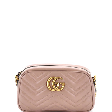 Gucci GG Marmont Shoulder Bag Matelasse Leather Small