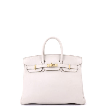 Hermes Birkin Handbag Light Togo with Rose Gold Hardware 25