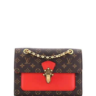 Louis Vuitton Victoire Handbag Monogram Canvas and Leather