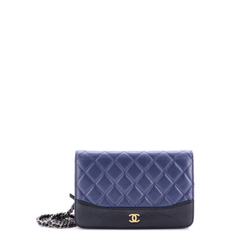 Chanel Gabrielle Wallet on Chain Quilted Aged Calfskin