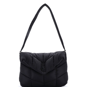 Saint Laurent Loulou Puffer Messenger Bag Quilted Econyl