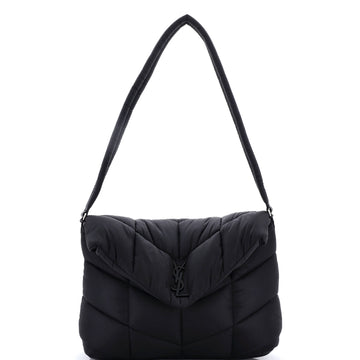 Saint Laurent Loulou Puffer Messenger Bag Quilted Econyl