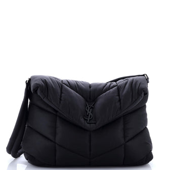 Saint Laurent Loulou Puffer Messenger Bag Quilted Econyl