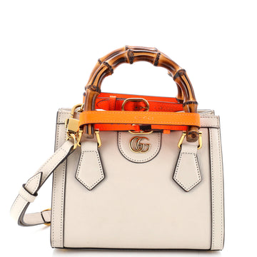 Gucci Diana NM Bamboo Handle Tote Leather Mini
