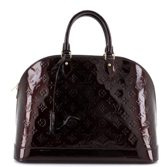 Louis Vuitton Alma Handbag Monogram Vernis GM