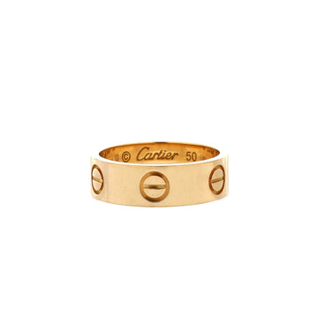 Cartier Love Band Ring 18K Yellow Gold