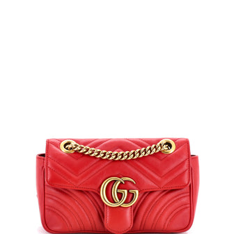Gucci GG Marmont Flap Bag Matelasse Leather Mini