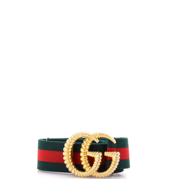 Gucci GG Torchon Web Belt Canvas Wide