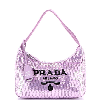 Prada Re-Edition 2000 Hobo Sequins Mini