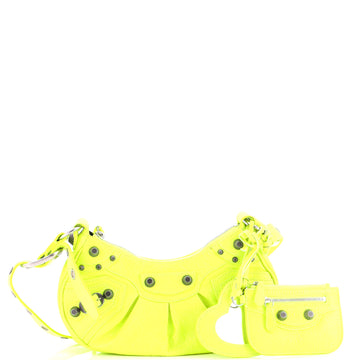 Balenciaga Le Cagole Giant Studs Shoulder Bag Leather XS