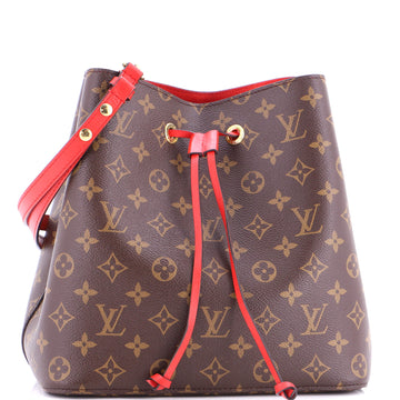 Louis Vuitton NeoNoe Handbag Monogram Canvas with Leather MM