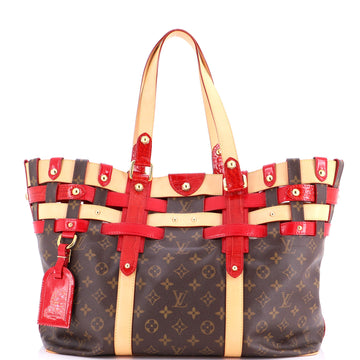 Louis Vuitton Salina Handbag Limited Edition Rubis Monogram Canvas GM