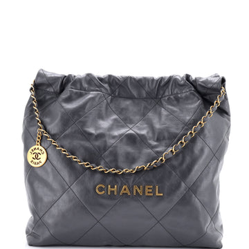 Chanel 22 Chain Hobo Quilted Calfskin Medium
