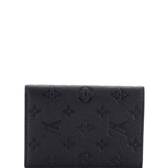 Louis Vuitton Passport Cover Monogram Empreinte Leather