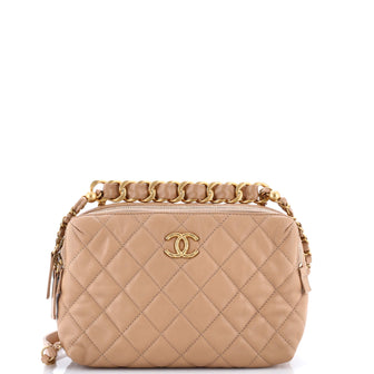 Chanel Bowling Bag Quilted Calfskin Small