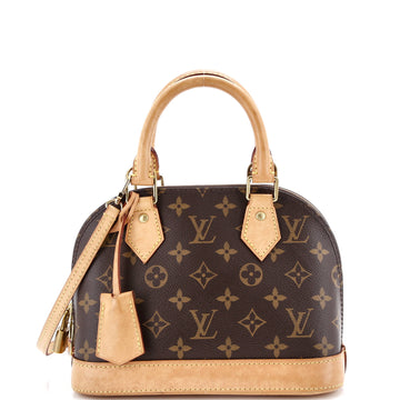 Louis Vuitton Alma Handbag Monogram Canvas BB