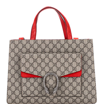 Gucci Dionysus Convertible Tote GG Coated Canvas Medium